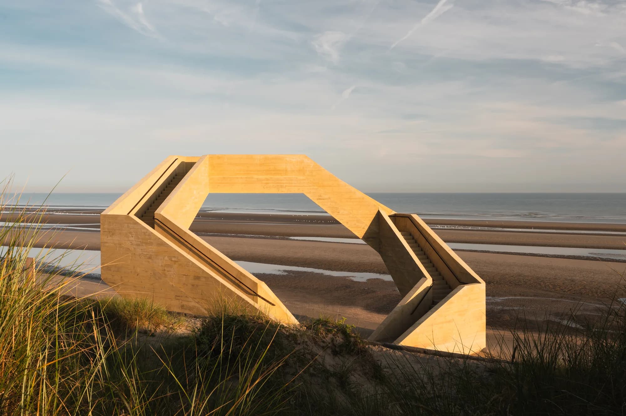 Dünen und Meer in De Panne
